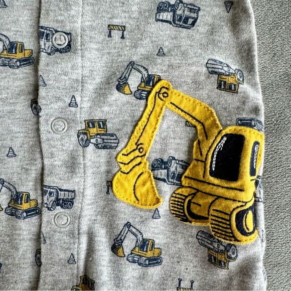 4/$10 - Child of Mine by Carter’s Construction Snap-Up Footie - Picture 3 of 5